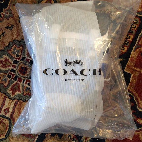 Coach Blue Quilted Backpack - Picture 4 of 5